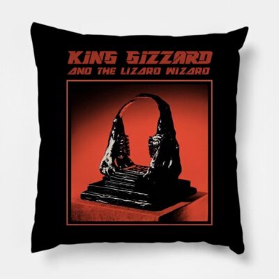 King Gizzard And The Lizard Wizard T Shirt Throw Pillow Official King Gizzard Merch