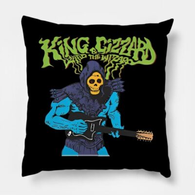 King Gizz Throw Pillow Official King Gizzard Merch