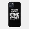 Ask Me About King Gizzard Phone Case Official King Gizzard Merch