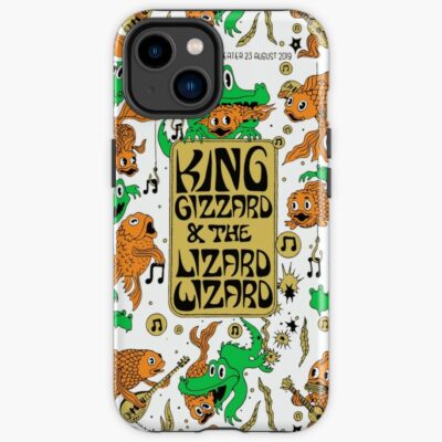 King Gizzard And The Lizard Wizard Milwaukee Gig Poster Iphone Case Official King Gizzard Merch