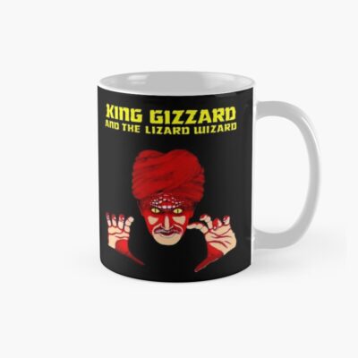 King Gizzard : Abstract Lizard Wizard Advertising Print. Mug Official King Gizzard Merch