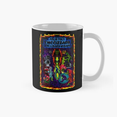 King Gizzard- Digital Black Mug Official King Gizzard Merch