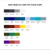 tank top color chart - King Gizzard Store