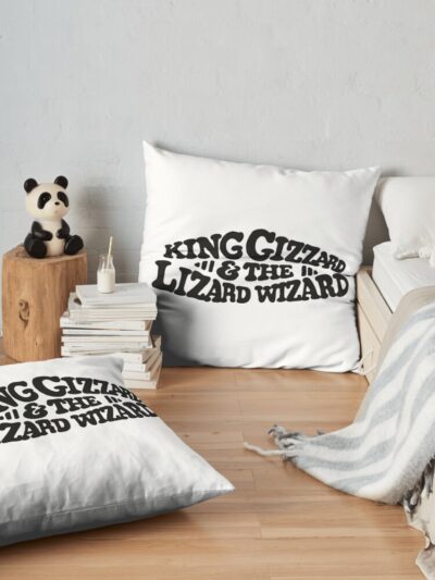 Gizzard Throw Pillow Official King Gizzard Merch