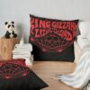 Gizzard King Merch Throw Pillow Official King Gizzard Merch