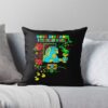 Gift For Men King Gizzard And The Lizard Wizard Retro Vintage Throw Pillow Official King Gizzard Merch