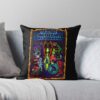 King Gizzard- Digital Black Throw Pillow Official King Gizzard Merch