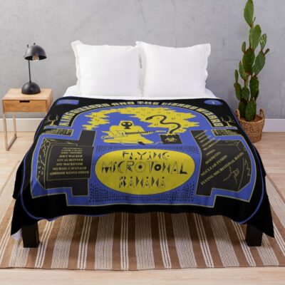 King Gizzard And The Lizard Wizard Throw Blanket Official King Gizzard Merch