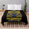 Lover Gift King Gizzard And The Lizard Wizard Retro Wave Throw Blanket Official King Gizzard Merch