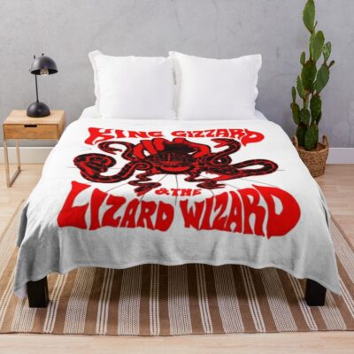 Throw Blanket Official King Gizzard Merch