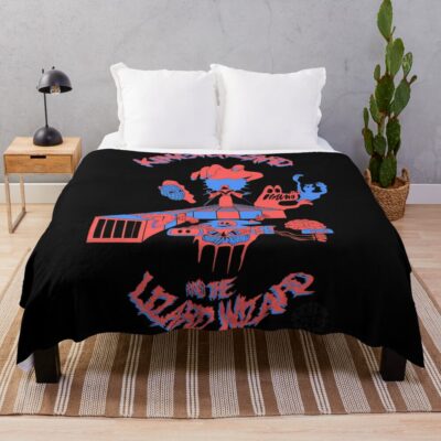 King Gizzard - Polygondwanaland Throw Blanket Official King Gizzard Merch