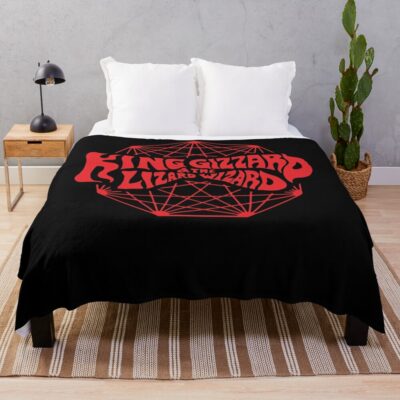 Gizzard King Merch Classic Throw Blanket Official King Gizzard Merch