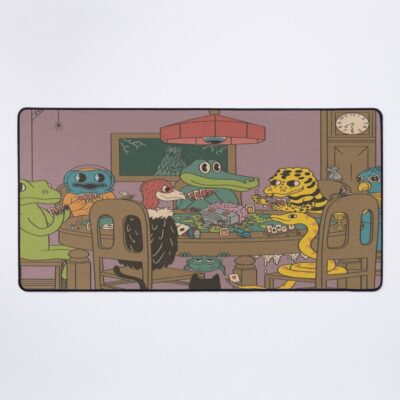 King Gizzard And The Lizard Wizard Poker Mouse Pad Official King Gizzard Merch