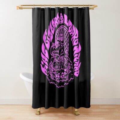 Great Gift King Gizzard Funny The Lizard Gift For Christmas Shower Curtain Official King Gizzard Merch