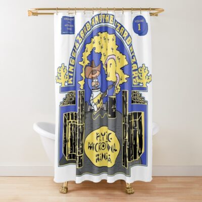 King Gizzard And The Lizard Wizard Shower Curtain Official King Gizzard Merch