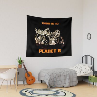 King Gizzard And The Lizard Wizard Themed Art: There Is No Planet B Design 03, Carrying Cavs Across The Apocalypse Colors-Large Size Tapestry Official King Gizzard Merch